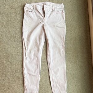 White House Black Market Light Pink Skinny Jeans